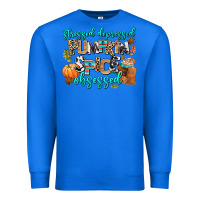 True Royal stressed depressed pumpkin spice obsessed Premium Sweatshirt - AdoDesignShop
