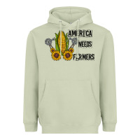 Matcha america needs farmers Heavyweight Hoodie - CowhideDigitalArt