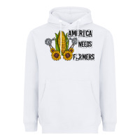 White america needs farmers Heavyweight Hoodie - CowhideDigitalArt