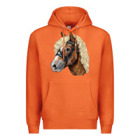 Carrot Haflinger Avelignese Horse Premium Hoodie - LillyAllenDesigns