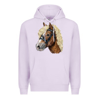 Lilac Haflinger Avelignese Horse Premium Hoodie - LillyAllenDesigns