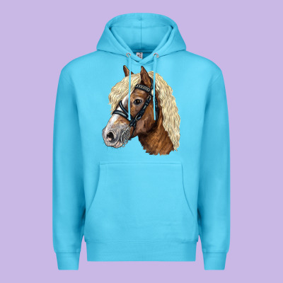 Haflinger Avelignese Horse Premium Hoodie Designed By Lillyallendesigns