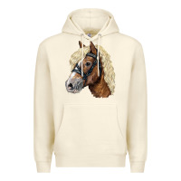 Sandshell Haflinger Avelignese Horse Premium Hoodie - LillyAllenDesigns