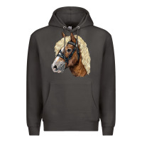 Smoke Haflinger Avelignese Horse Premium Hoodie - LillyAllenDesigns