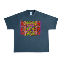 Midnight Navy mardi gras crawfish brushstrokes Urban Heavy Tee - Artiststas