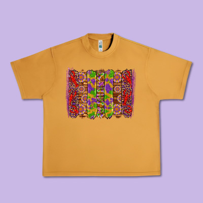 Mardi Gras Crawfish Brushstrokes Urban Heavy Tee Designed By Artiststas