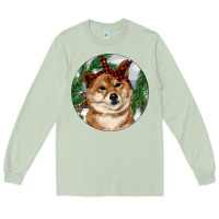 Matcha Shiba Inu Christmas Long Sleeve Tee - RanaPortraitStore