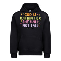 Black god is within her she will not fall Urban Hoodie - MaliasSmallBusiness