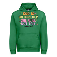 Emerald god is within her she will not fall Urban Hoodie - MaliasSmallBusiness