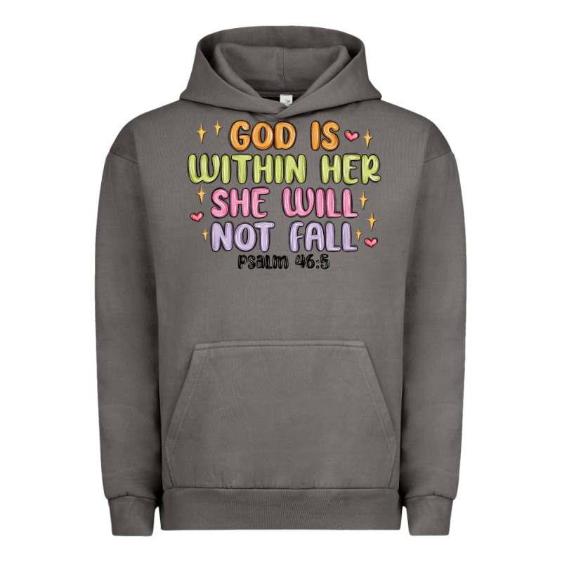 God Is Within Her She Will Not Fall Urban Hoodie by MaliasSmallBusiness | Teevron