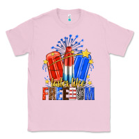 Bubblegum Pink tastes like freedom popsicles billie wilder Classic Tee - texasbilliewilder