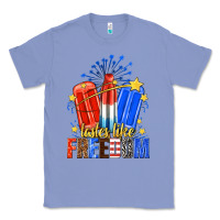 Colony Blue tastes like freedom popsicles billie wilder Classic Tee - texasbilliewilder