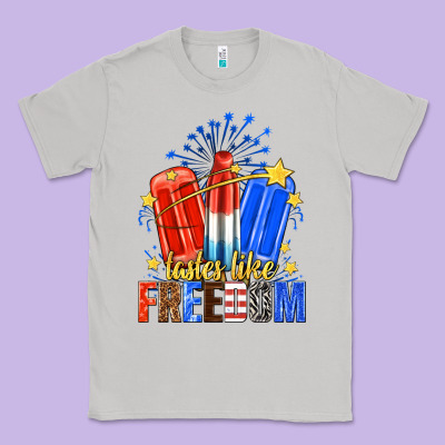Classic Tee tastes like freedom popsicles billie wilder