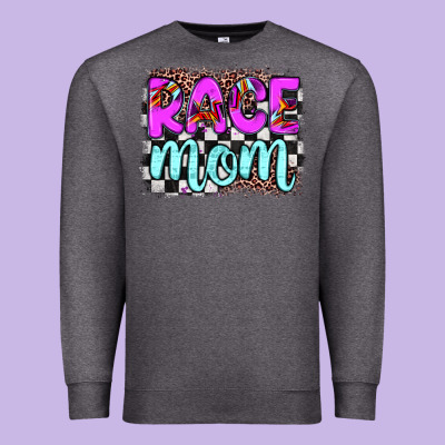 Race Mom Premium Sweatshirt Designed By Jahusdesignshop