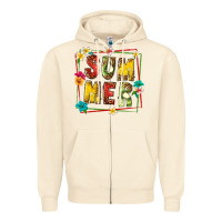 Sandshell summer with fruit Zipper Hoodie - texasbilliewilder