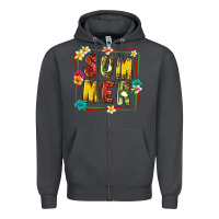 Smoke summer with fruit Zipper Hoodie - texasbilliewilder