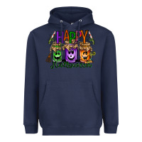 Navy happy halloween jar Heavyweight Hoodie - RacoonDesign