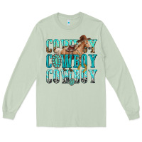 Matcha cowboy cowboy cowboy Long Sleeve Tee - texasbilliewilder
