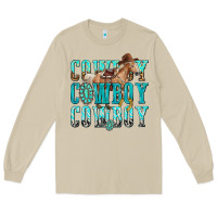 Mushroom cowboy cowboy cowboy Long Sleeve Tee - texasbilliewilder