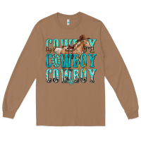 Toasted Coconut cowboy cowboy cowboy Long Sleeve Tee - texasbilliewilder