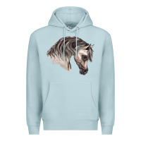 Blue Mist Arabian Horse Premium Hoodie - LillyAllenDesigns