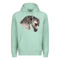 Seafoam Arabian Horse Premium Hoodie - LillyAllenDesigns