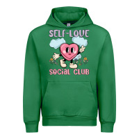 Emerald self love social club Urban Hoodie - MaliasSmallBusiness