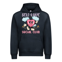 Navy self love social club Urban Hoodie - MaliasSmallBusiness
