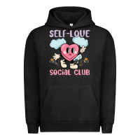 Pigment Black self love social club Urban Hoodie - MaliasSmallBusiness