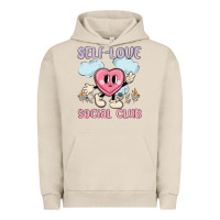 Pigment French Oak self love social club Urban Hoodie - MaliasSmallBusiness