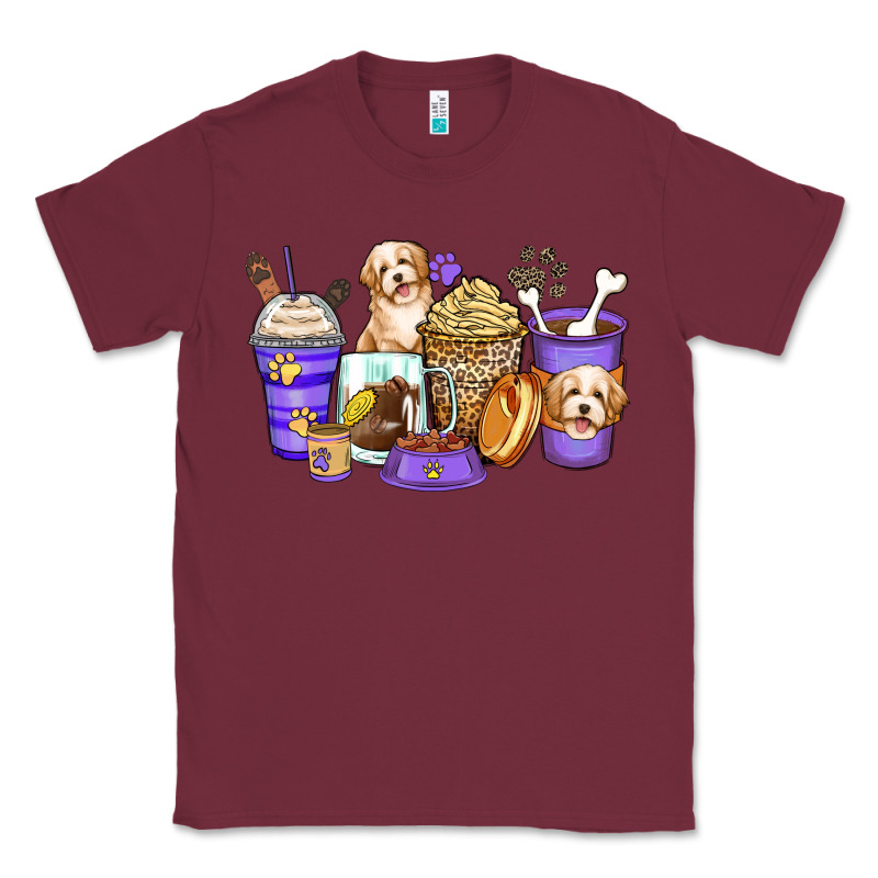 Havanese Terrier Coffee Cups Classic Tee by Zillion Design Studio | Teevron