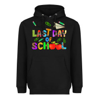 Black last day of school Heavyweight Hoodie - HRA Design Shop