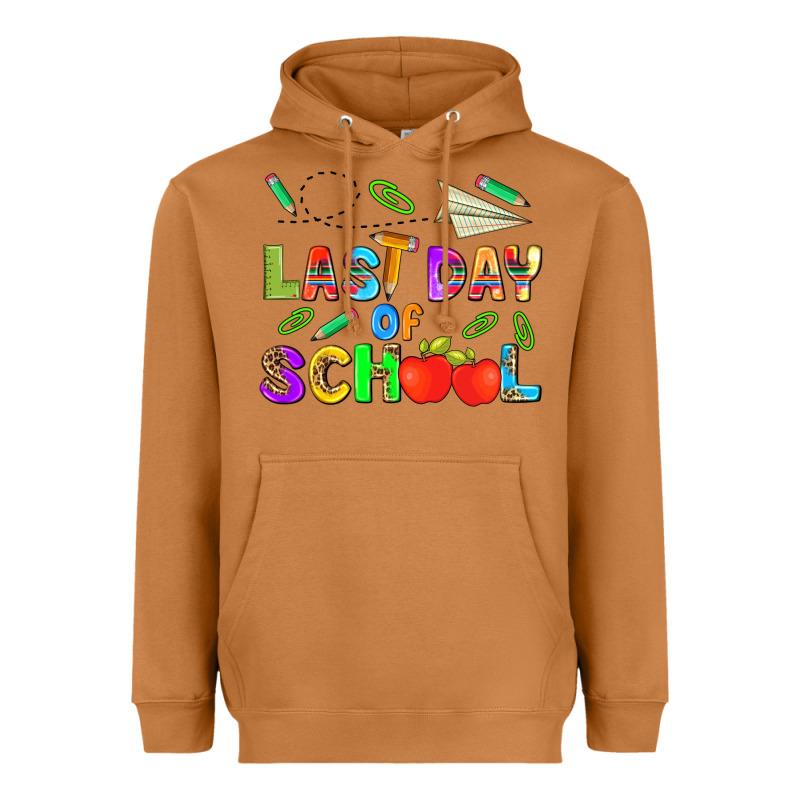 Last Day Of School Heavyweight Hoodie by HRA Design Shop | Teevron