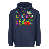 Navy last day of school Heavyweight Hoodie - HRA Design Shop