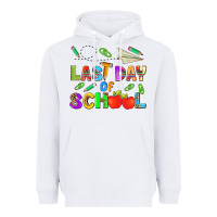 White last day of school Heavyweight Hoodie - HRA Design Shop