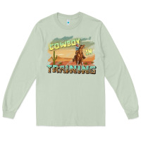 Matcha cowboy in training Long Sleeve Tee - texasbilliewilder