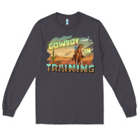 Smoke cowboy in training Long Sleeve Tee - texasbilliewilder