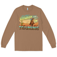 Toasted Coconut cowboy in training Long Sleeve Tee - texasbilliewilder