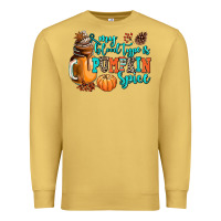 Antique Gold my blood type is pumpkin spice Premium Sweatshirt - AdoDesignShop