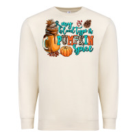 Sandshell my blood type is pumpkin spice Premium Sweatshirt - AdoDesignShop