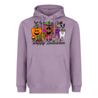 Lavender happy halloween tooth Heavyweight Hoodie - RacoonDesign