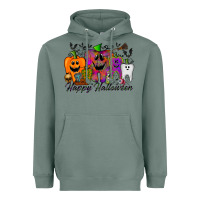 Sage happy halloween tooth Heavyweight Hoodie - RacoonDesign