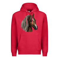 Cardinal Tennessee Horse Premium Hoodie - LillyAllenDesigns