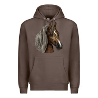 Coffee Tennessee Horse Premium Hoodie - LillyAllenDesigns