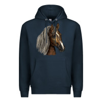 Navy Tennessee Horse Premium Hoodie - LillyAllenDesigns