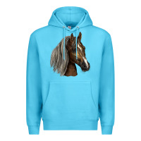 Ocean Blue Tennessee Horse Premium Hoodie - LillyAllenDesigns