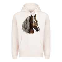 Pale Pink Tennessee Horse Premium Hoodie - LillyAllenDesigns