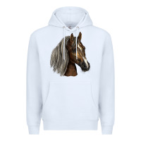 White Tennessee Horse Premium Hoodie - LillyAllenDesigns
