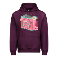 Mauve Wine let s get this bread malia Urban Hoodie - MaliasSmallBusiness