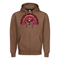 Chestnut valentine's day baby cow rainbow Zipper Hoodie - RanaPortraitStore